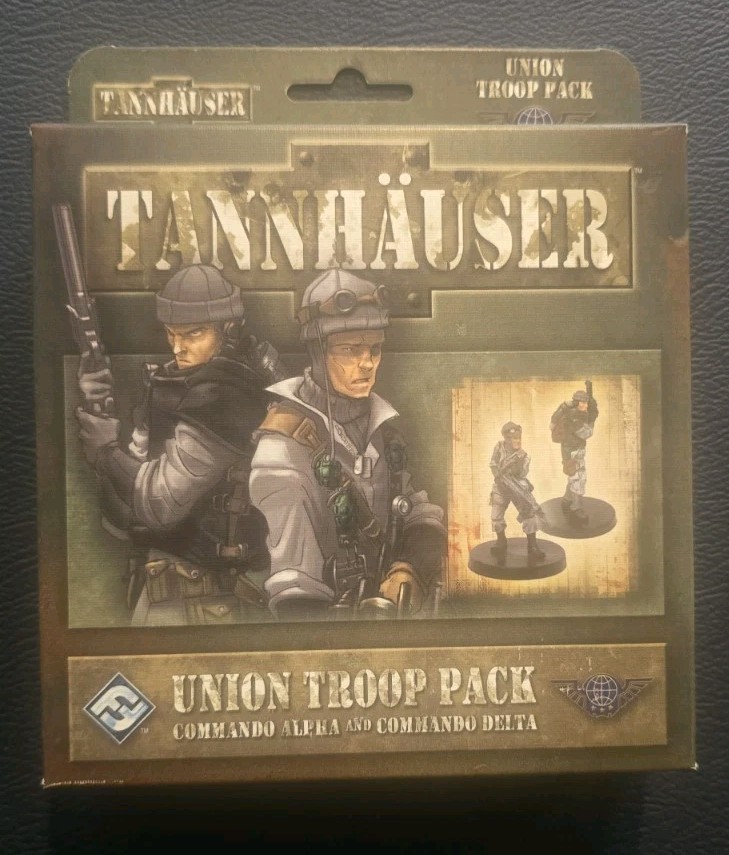 TANNHAUSER UNION TROOP PACK COMMANDO ALPHA DELTA FANTASY FLIGHT GAMES New SEALED