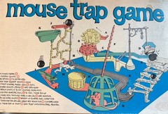 1963 Vintage Mouse Trap Board Game Complete Plastic 1960s Kids Toy Children Rare