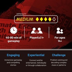 Hunt a Killer Murder at the Motel Immersive Mystery Board Game for 1-5 Players