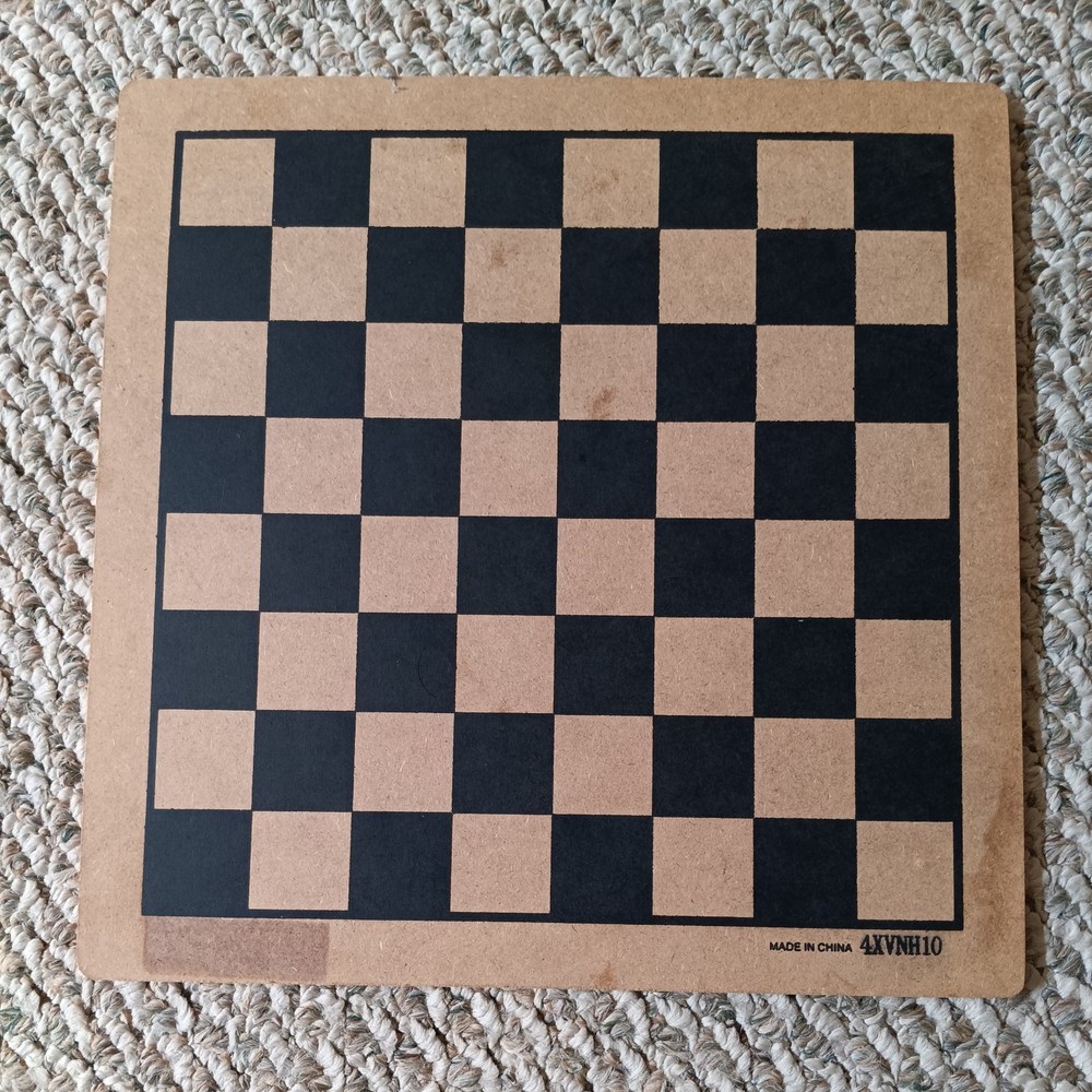 2 in 1 Checkers Backgammon Game Board Replacement Board Only Travel Game