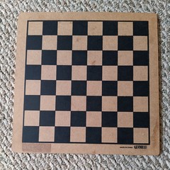 2 in 1 Checkers Backgammon Game Board Replacement Board Only Travel Game