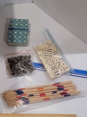 Board Game Set – 10 in 1 Tabletop Wood Game Center With Game Pieces