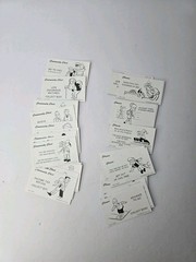 Monopoly The Simpsons 2001 Complete Title Deed Chance & Chest Replacement Cards