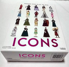 ICONS A Strategy Game about Women Who Play To Win, NEW, Ages 8+, 2-8 Players