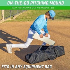 GoSports Baseball & Softball Pitching Mound Rubber – 24″ and 18″ Sizes 24″