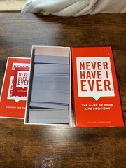 Lot Of 3 Card Games /Party Games:Never Have I Ever & Incohearent 17+, Hot Seat