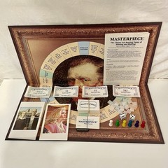 Masterpiece Board Game Vintage 1987 Parker Brothers Art Auction – 100% Complete