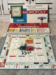 Vtg MONOPOLY Board Game 100% COMPLETE 1973 VINTAGE~NEVER BEEN PLAYED