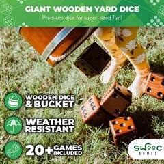 All-in-One Yardzee & Farkle Dice Game Set