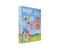Bluey™ My Memory Game 72 Cards Matching Skills 2-6 Players Portable & Durable