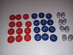 MasterPieces NFL Checkers Board Game Set New England Patriots 100% Complete