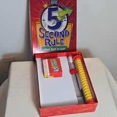 Patch Products 5 Second Rule Party Game Timer Cards Ages 10+ Complete