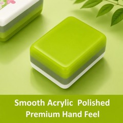 Fresh Green White Layer Mahjong Tiles Peacock Fan Joker Floral Print 160 Set