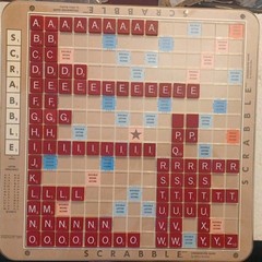 Scrabble Deluxe Edition Rotating Board 1989 Complete Read Description