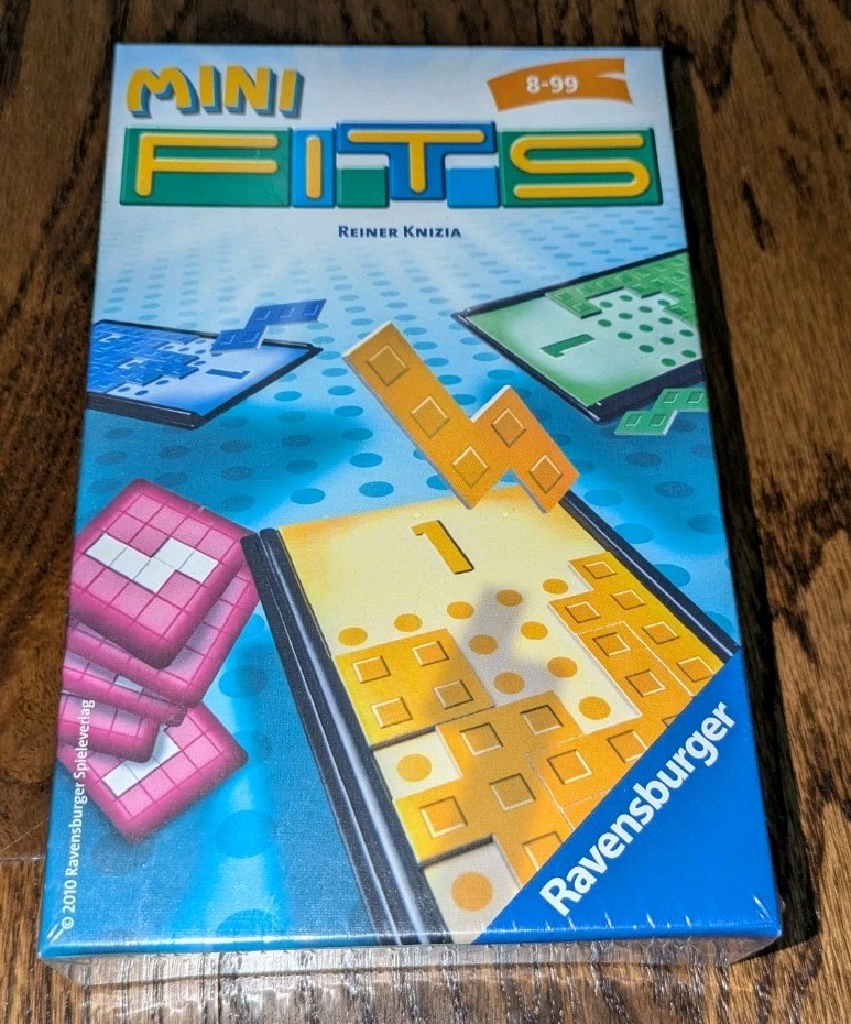 New Ravensburger Mini Fits Family Board Game of Wits Reiner Knizia Blocks Puzzle