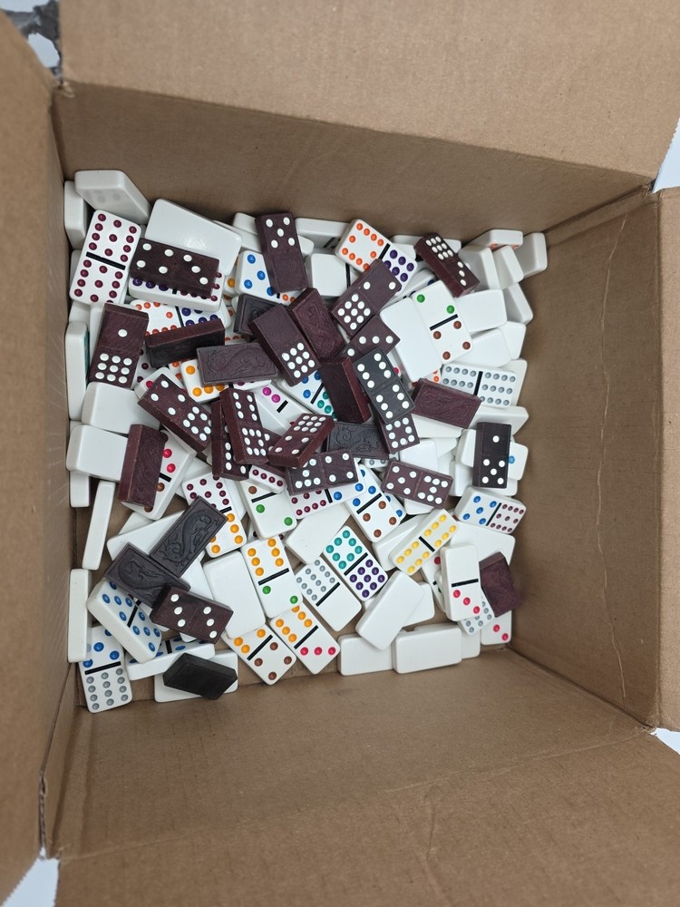 17 LB Domino Lot: Bulk Mixed Dominos Huge Wholesale Game Tile Collection #3