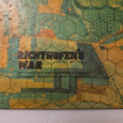Richthofen’s War Avalon Hill Bookcase Game ~1972 Unpunched
