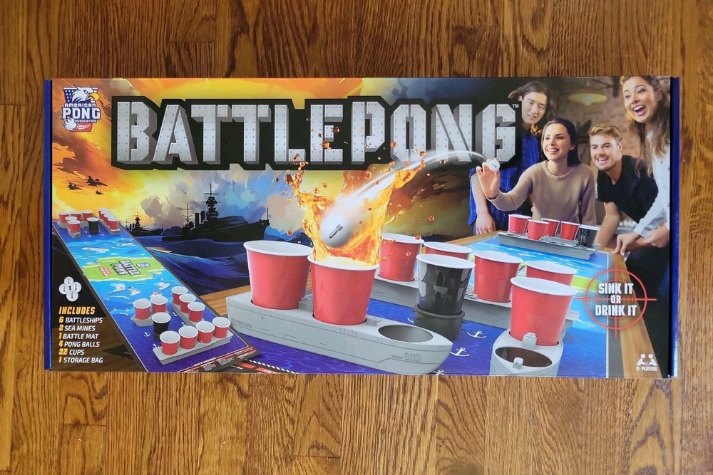 BattlePong (Battle Pong) Tabletop Party Game (American Pong Association) NEW