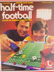 Lakeside’s HALF TIME FOOTBALL Sports Dice Game Vintage 1979