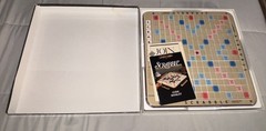 Scrabble Deluxe Edition Board Game Crossword Rotating Board 4034 1989 Complete