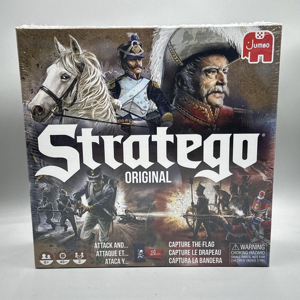 Jumbo, Stratego – Original, Strategy Board Game 2 Players Multicolored SEALED