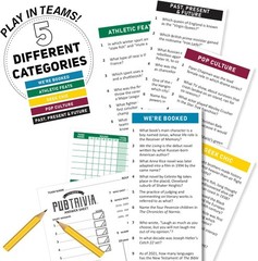 Ultimate Pub Trivia Team Game 4 or More Loving Players Ages 12 and Up