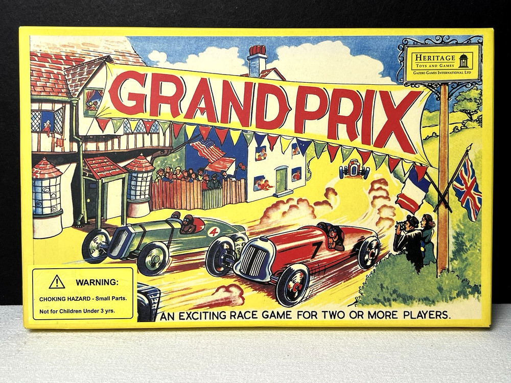 GRAND PRIX: Heritage Toys and Games, Ltd., Gr.Britain. Children’s game, COMPLETE