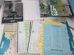 FORTRESS EUROPA “WWII Western Front Invasion”- Avalon Hill NOS Unpunched (*READ)