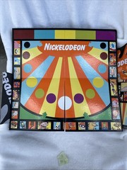 Nickelodeon Trivia Game 2002 Tin Set Rugrats SpongeBob Hey Arnold Etc.