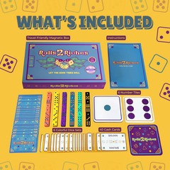 Award-Winning Board Game for Families – Rolls 2 Riches | Fast-Paced Dice, Card &