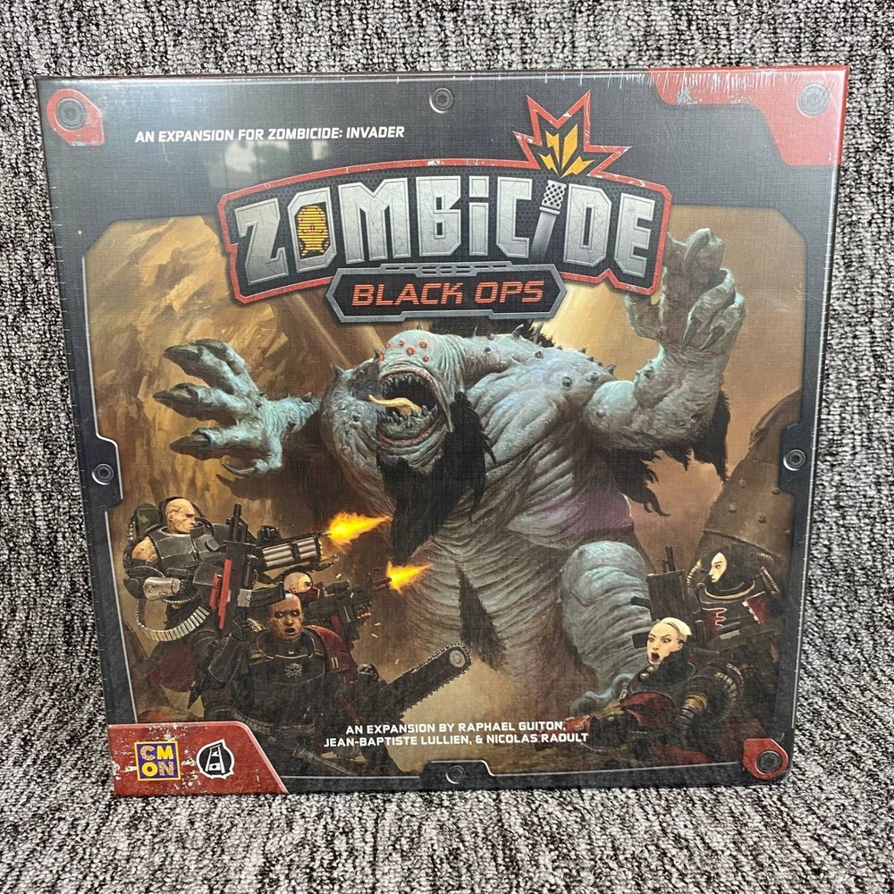 Zombicide Invader Black Ops Expansion CMON 2019 New Sealed Board Game ZCS002