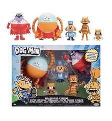 Dog Man 2.5 Scale Action Figures Multipack Wave 4 Jakks Inch Supa Buddies Part