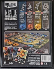Unmatched: Battle of Legends Volume 2 Fantasy Board Game NM, COMPLETE GAME