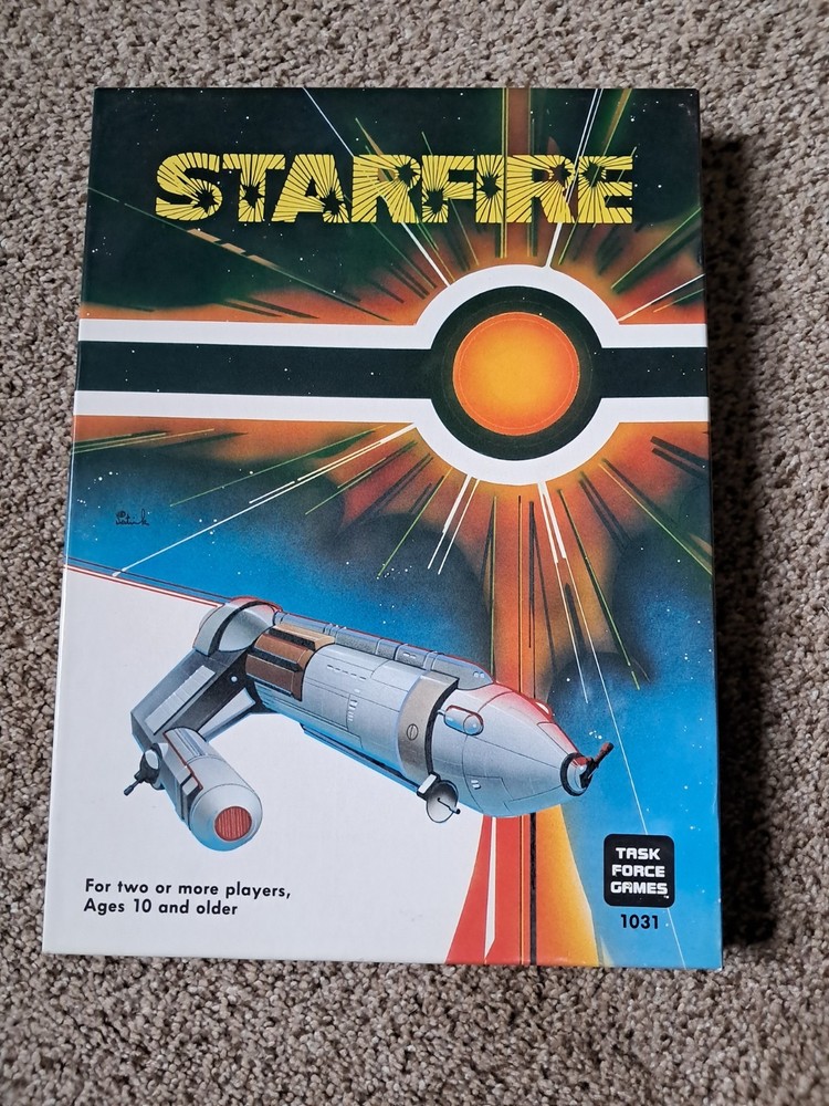 1980s New Task Force Games #1031 STARFIRE Space Warship Battles Game Unpunched T