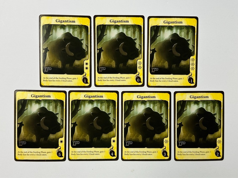 Gigantism Trait Promo Card Pack for EVOLUTION Board Game NEW
