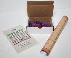 RED/BLUE KOREAN CHESS – JANGGI – 장기 – TRADITIONAL GAME – STURDY VINYL MAT (L14)