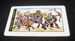 Battle Masters Board Game #4210 1992 ~ Replacement CHAOS ARMY CARD #8
