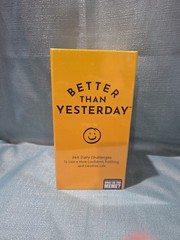 Better Than Yesterday Card Game Of 365 Daily Challenges 2022 Ages 16+ 1+Players