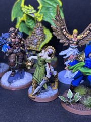 28mm /32mm Fantasy miniatures Lot — Painted And Based —pathfinder D&D LOTR