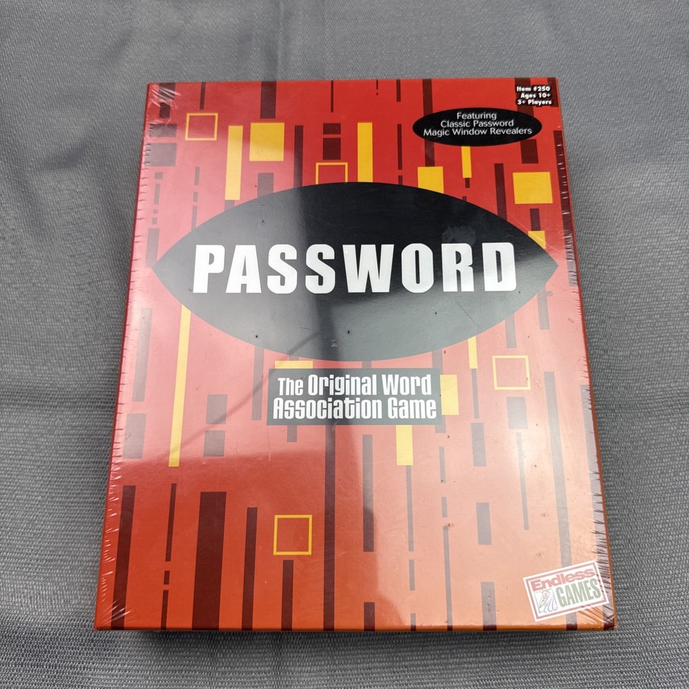Endless Games Password Board Game Multicolor New
