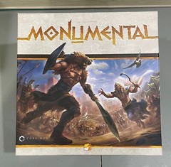 Funforge Monumental Deluxe Edition Kickstarter Board Game NM