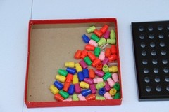 Hoodoo 1950s Vintage Game Voodoo Peg Puzzle Solitaire Tryne Games Hoo-Doo