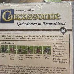 Carcassonne – German Cathedrals | Mini Expansion | New | English Rules
