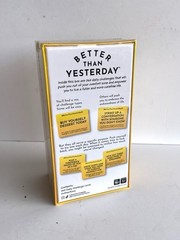 Better Than Yesterday 365 Daily Challenges Life Fullfilling Game Meme NEW Sealed