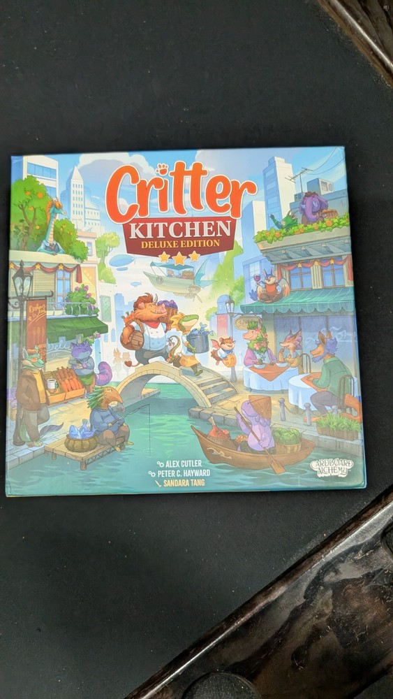 Critter Kitchen Deluxe Kickstarter Ed Board Game Cardboard Alchemy – Complete