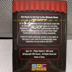 Movie Night Card Game Interactive Family Fun for Movie Lovers – Watch React Win