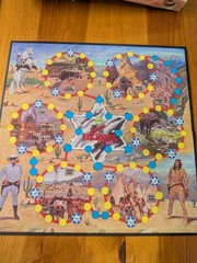 The Legend of the Lone Ranger Board Game 100% Complete Milton Bradley 1980