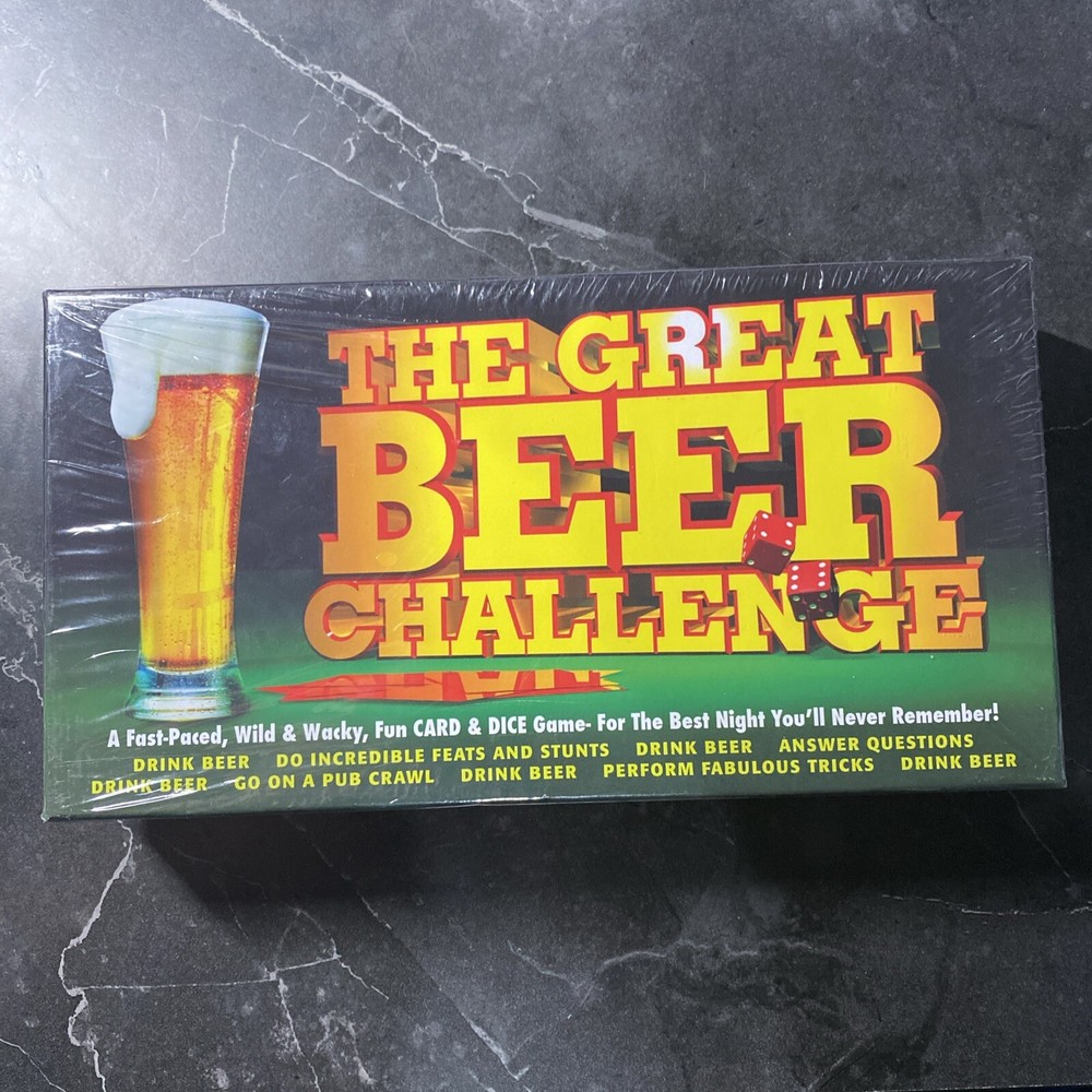 The Great Beer Challenge Game – 2-8 players from Boxer Games✅NEW SEALED✅