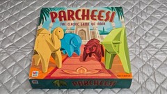 Parcheesi Board Game The Classic Game of India 2001 Milton Bradley Complete
