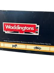 Vintage RARE Waddingtons Deluxe Monopoly Game Complete UK Edition Gold Tokens